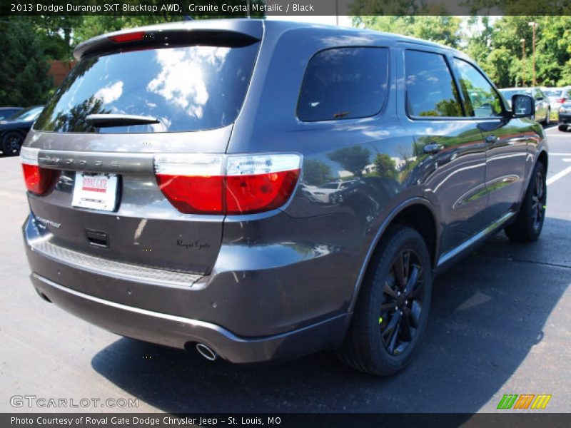 Granite Crystal Metallic / Black 2013 Dodge Durango SXT Blacktop AWD