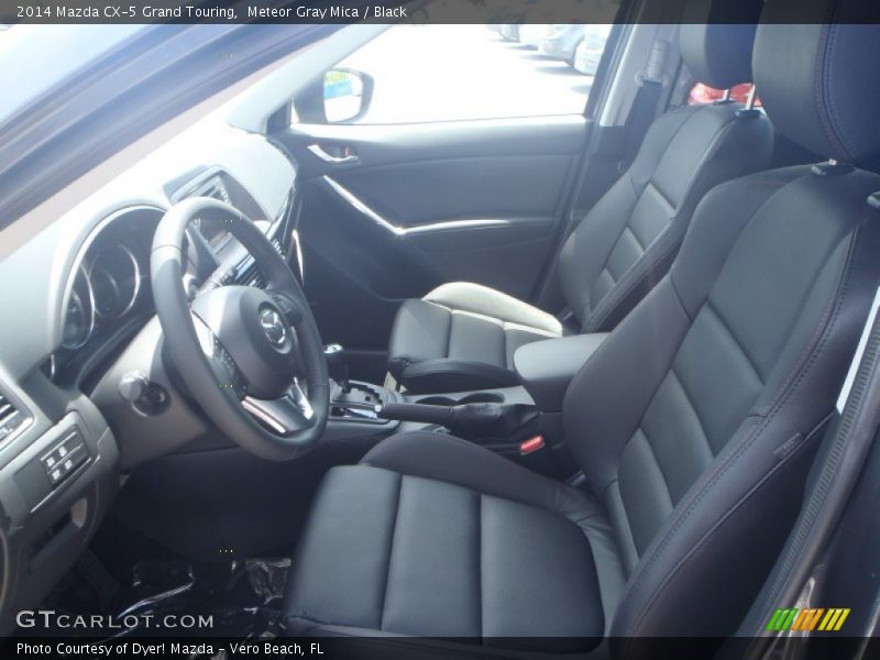 Meteor Gray Mica / Black 2014 Mazda CX-5 Grand Touring
