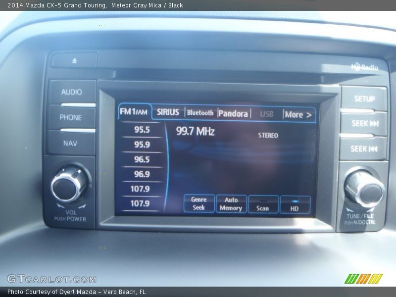 Meteor Gray Mica / Black 2014 Mazda CX-5 Grand Touring