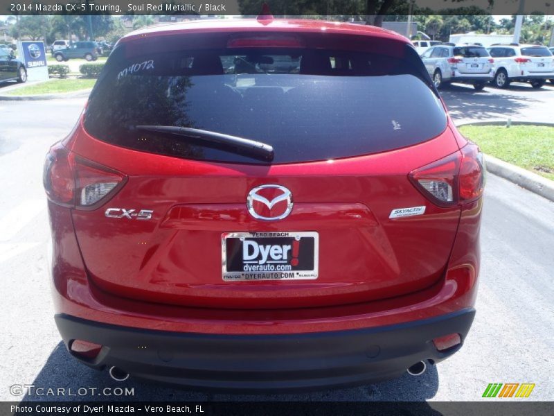 Soul Red Metallic / Black 2014 Mazda CX-5 Touring