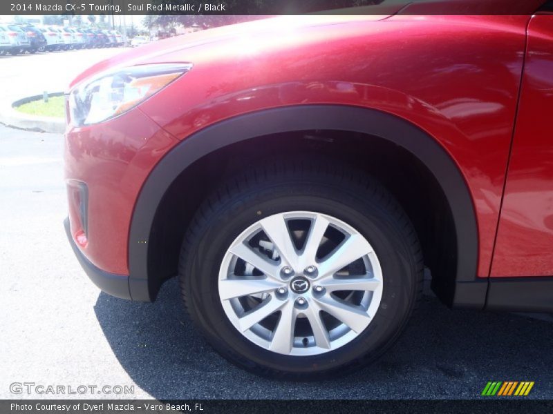 Soul Red Metallic / Black 2014 Mazda CX-5 Touring