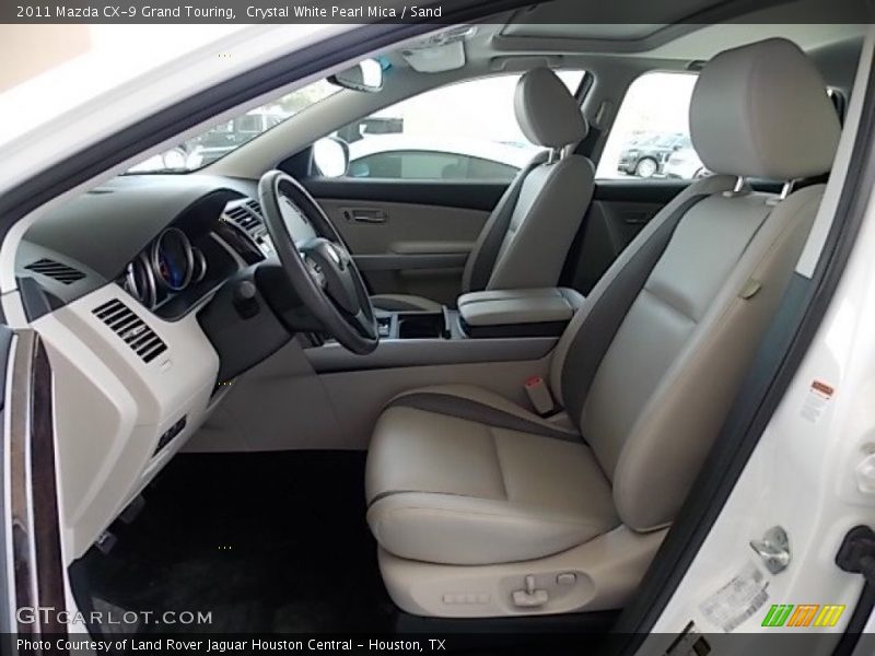 Front Seat of 2011 CX-9 Grand Touring