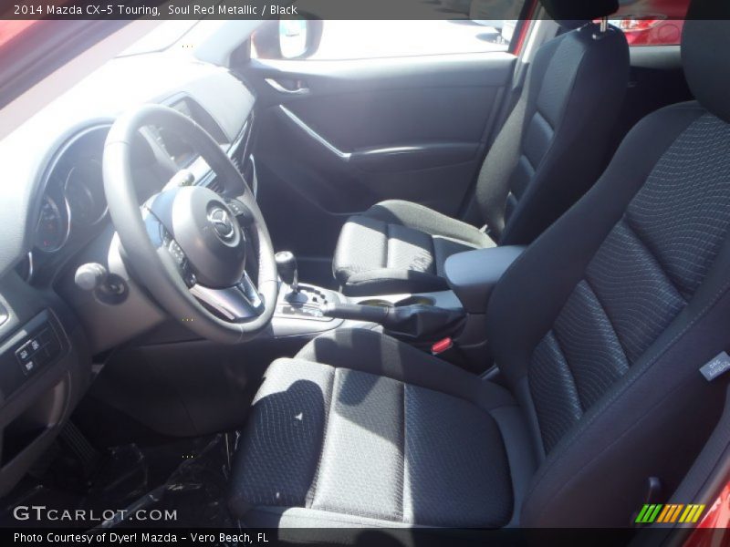 Soul Red Metallic / Black 2014 Mazda CX-5 Touring
