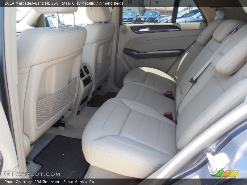 Steel Grey Metallic / Almond Beige 2014 Mercedes-Benz ML 350