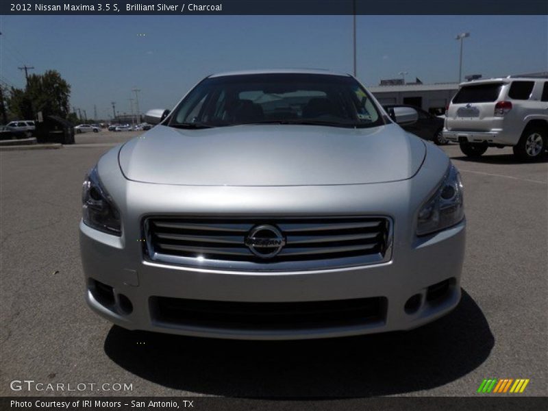 Brilliant Silver / Charcoal 2012 Nissan Maxima 3.5 S