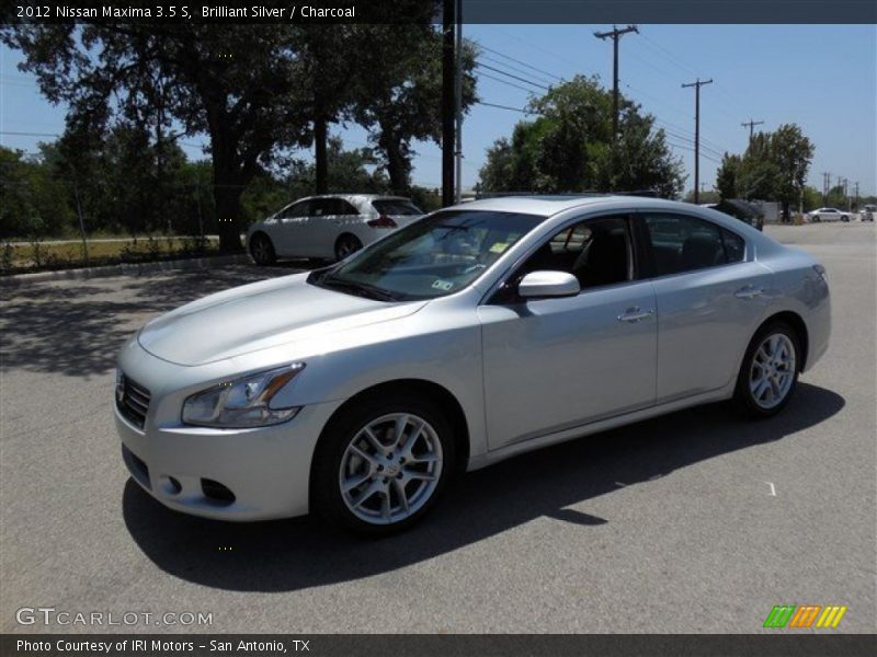 Brilliant Silver / Charcoal 2012 Nissan Maxima 3.5 S