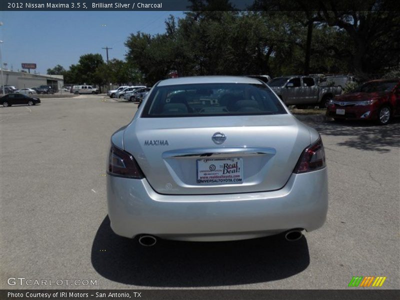 Brilliant Silver / Charcoal 2012 Nissan Maxima 3.5 S