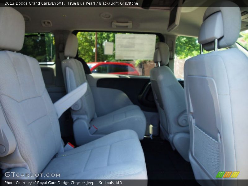 True Blue Pearl / Black/Light Graystone 2013 Dodge Grand Caravan SXT