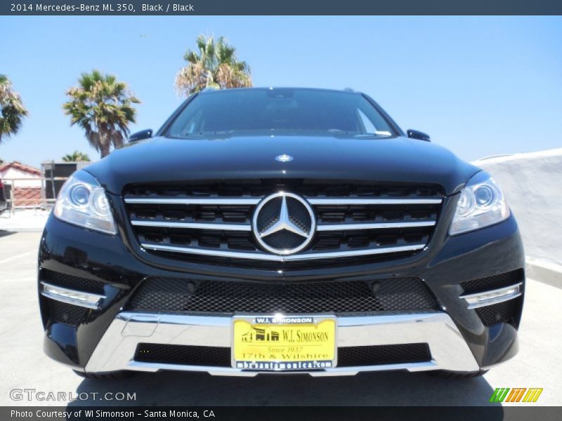 Black / Black 2014 Mercedes-Benz ML 350