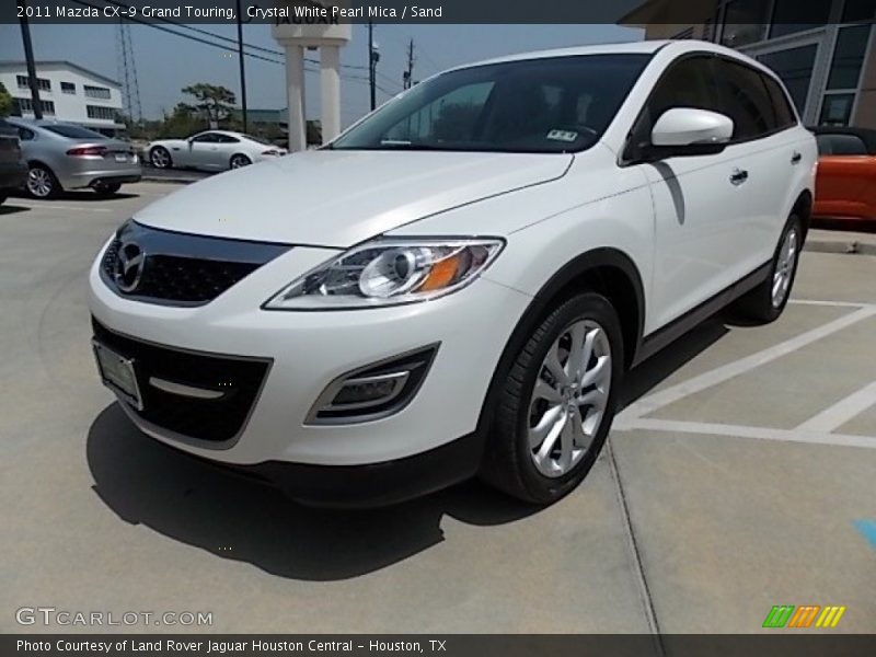 Crystal White Pearl Mica / Sand 2011 Mazda CX-9 Grand Touring