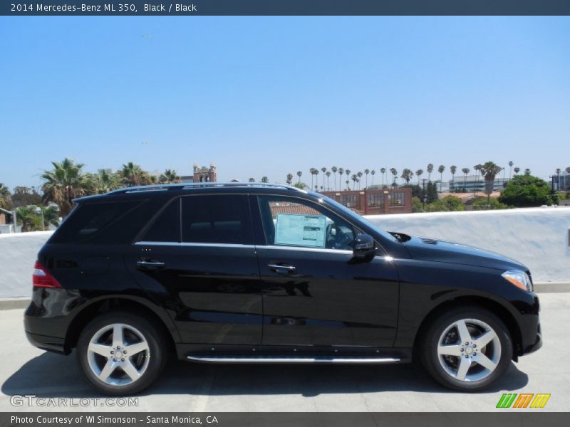 Black / Black 2014 Mercedes-Benz ML 350