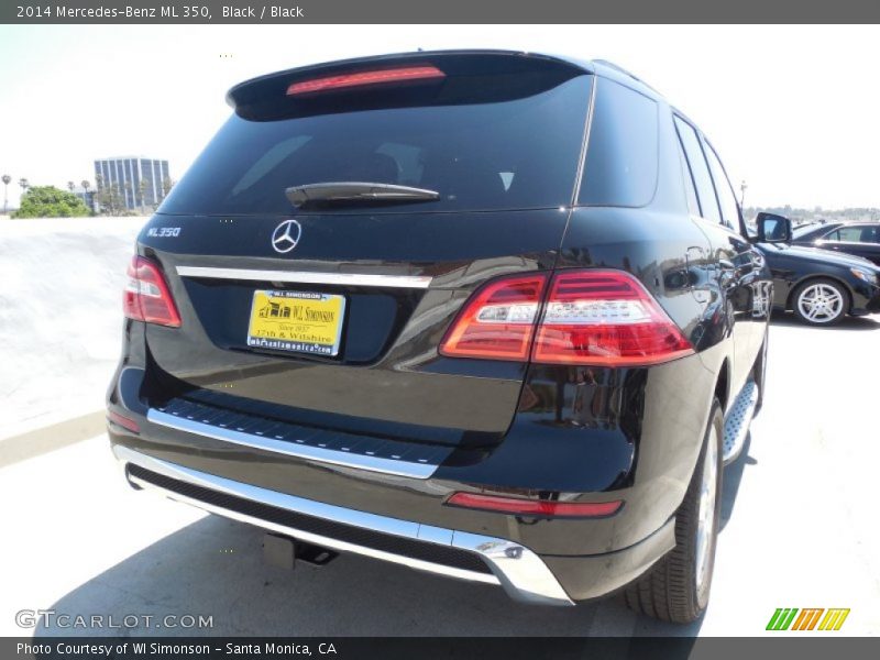 Black / Black 2014 Mercedes-Benz ML 350