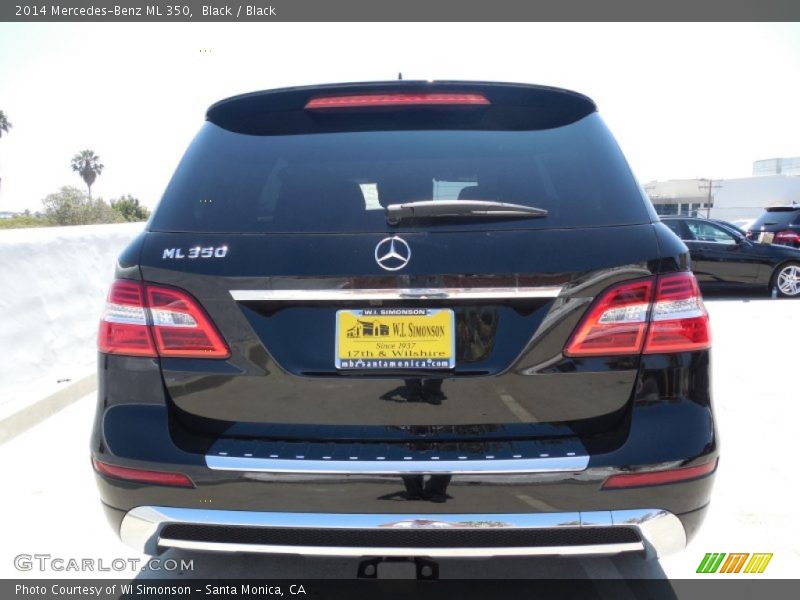 Black / Black 2014 Mercedes-Benz ML 350