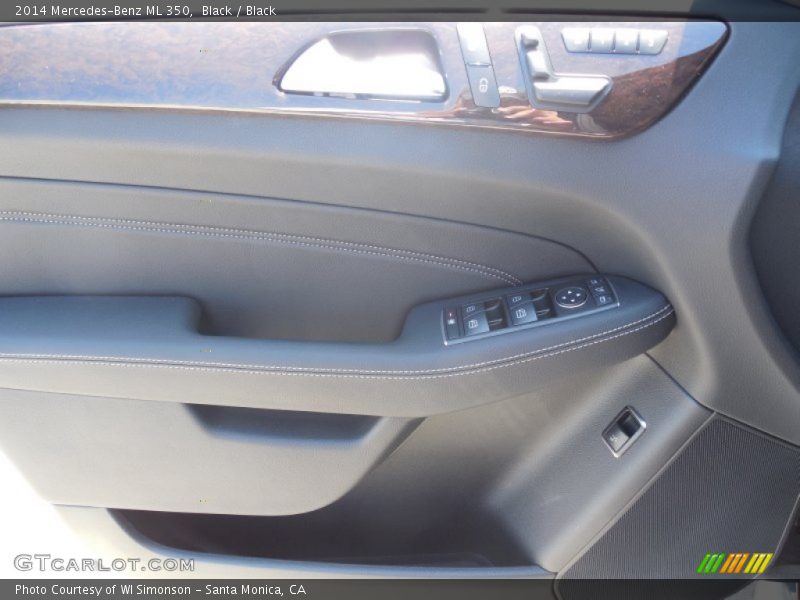 Black / Black 2014 Mercedes-Benz ML 350