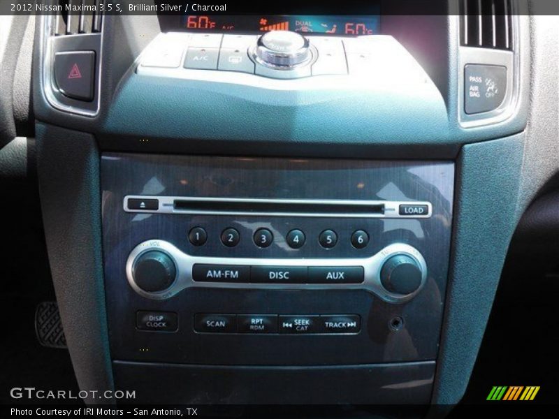 Brilliant Silver / Charcoal 2012 Nissan Maxima 3.5 S
