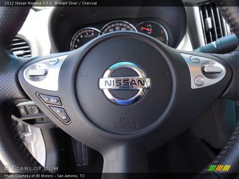 Brilliant Silver / Charcoal 2012 Nissan Maxima 3.5 S