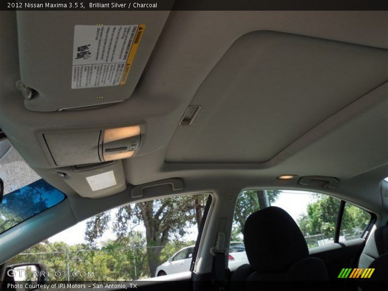 Brilliant Silver / Charcoal 2012 Nissan Maxima 3.5 S