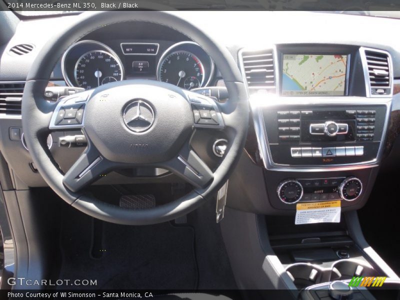 Black / Black 2014 Mercedes-Benz ML 350