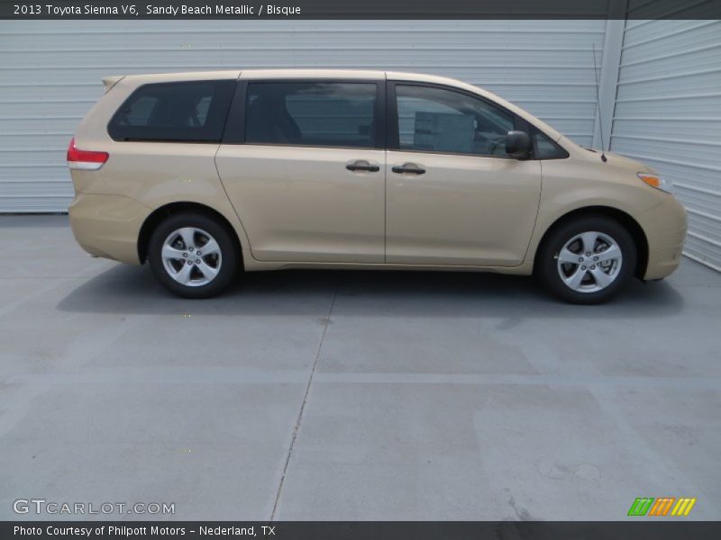 Sandy Beach Metallic / Bisque 2013 Toyota Sienna V6