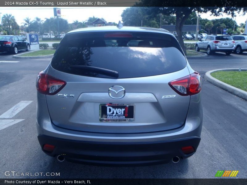 Liquid Silver Metallic / Black 2014 Mazda CX-5 Touring