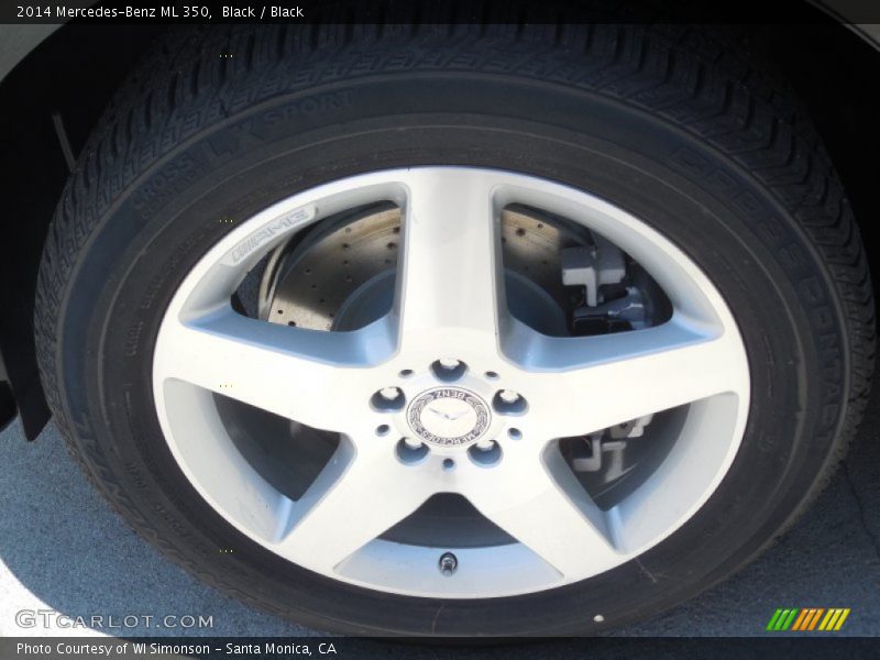 Black / Black 2014 Mercedes-Benz ML 350