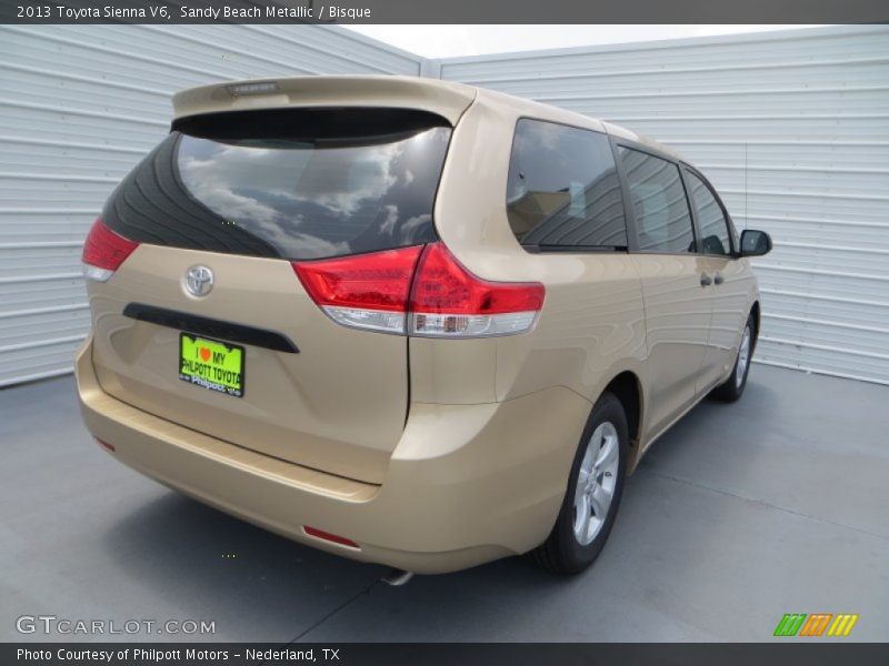 Sandy Beach Metallic / Bisque 2013 Toyota Sienna V6