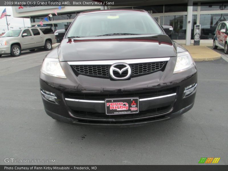 Black Cherry Mica / Sand 2009 Mazda CX-9 Grand Touring AWD