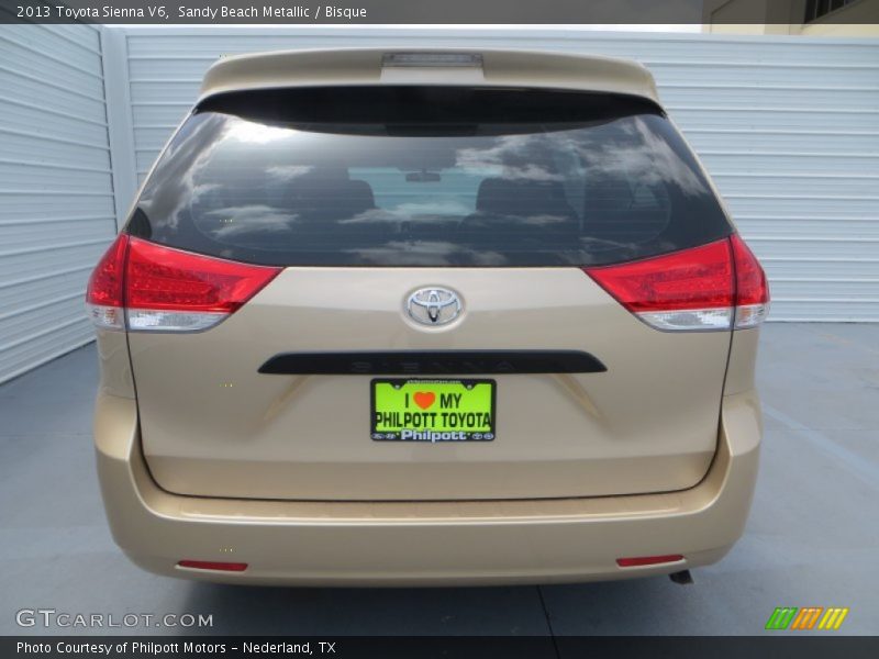 Sandy Beach Metallic / Bisque 2013 Toyota Sienna V6