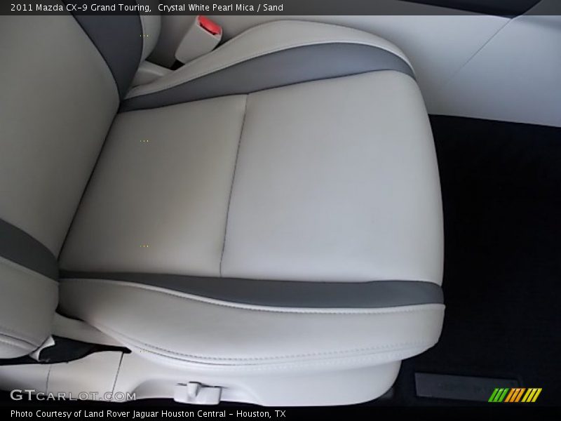 Crystal White Pearl Mica / Sand 2011 Mazda CX-9 Grand Touring