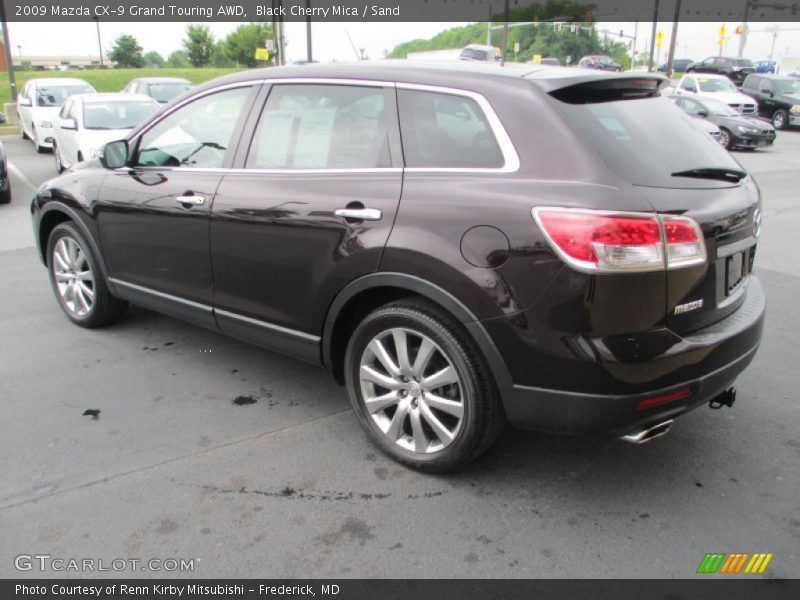 Black Cherry Mica / Sand 2009 Mazda CX-9 Grand Touring AWD