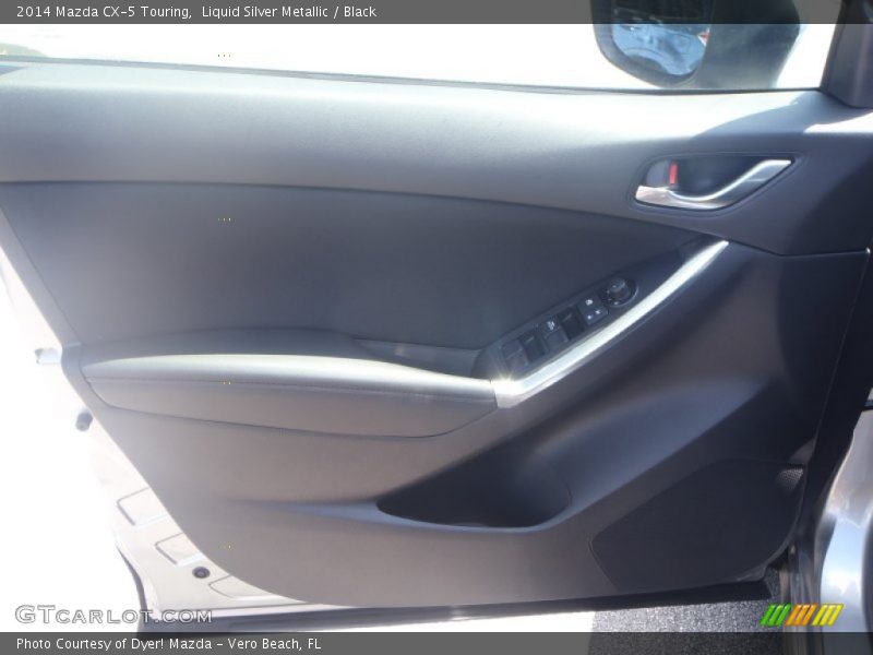 Liquid Silver Metallic / Black 2014 Mazda CX-5 Touring