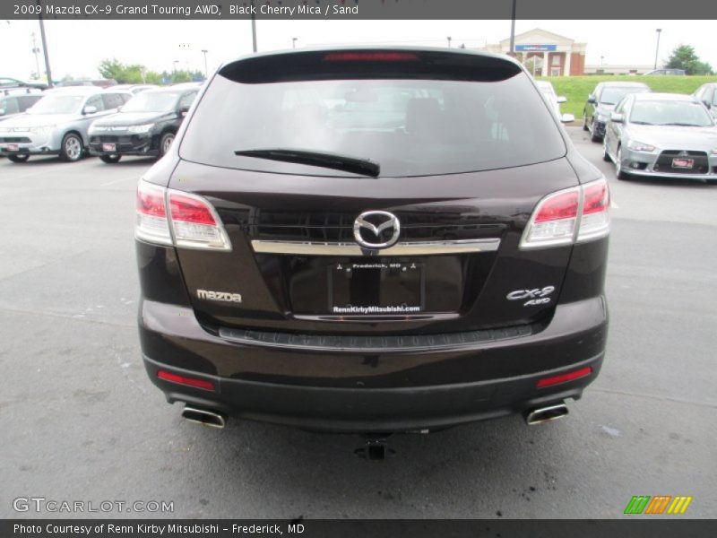 Black Cherry Mica / Sand 2009 Mazda CX-9 Grand Touring AWD