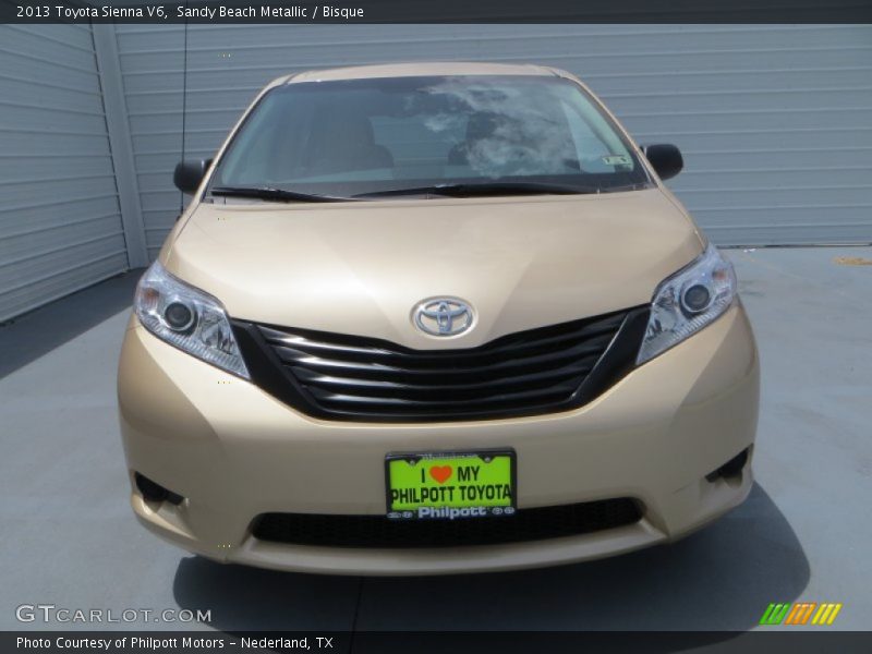 Sandy Beach Metallic / Bisque 2013 Toyota Sienna V6