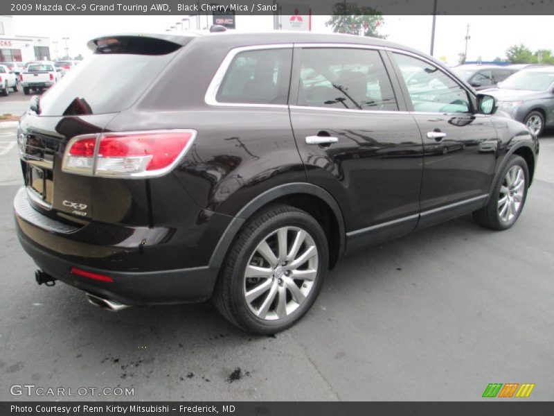 Black Cherry Mica / Sand 2009 Mazda CX-9 Grand Touring AWD