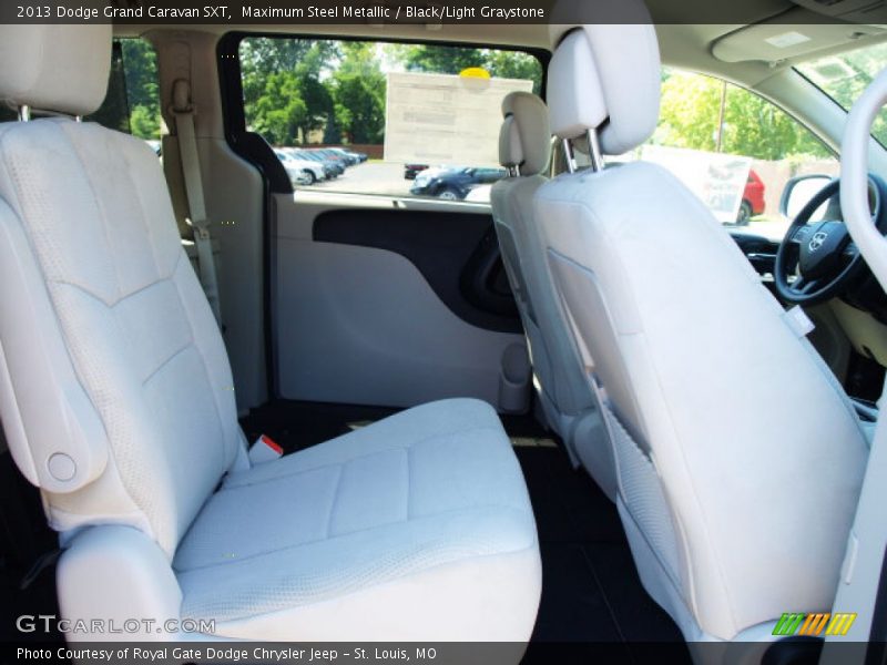 Maximum Steel Metallic / Black/Light Graystone 2013 Dodge Grand Caravan SXT