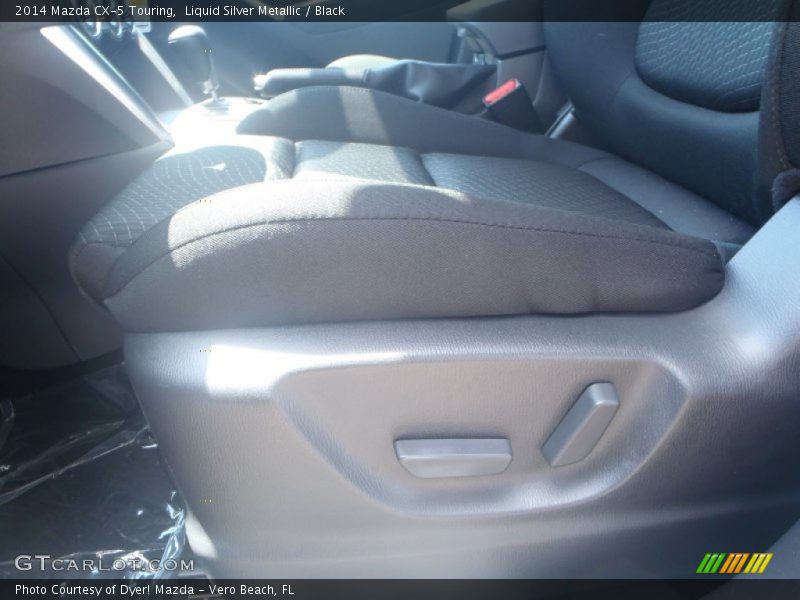 Liquid Silver Metallic / Black 2014 Mazda CX-5 Touring