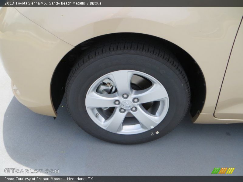 Sandy Beach Metallic / Bisque 2013 Toyota Sienna V6