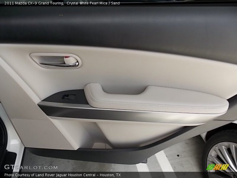 Crystal White Pearl Mica / Sand 2011 Mazda CX-9 Grand Touring