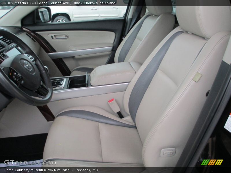 Black Cherry Mica / Sand 2009 Mazda CX-9 Grand Touring AWD