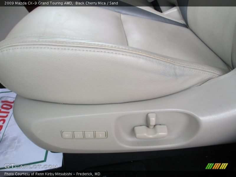 Black Cherry Mica / Sand 2009 Mazda CX-9 Grand Touring AWD