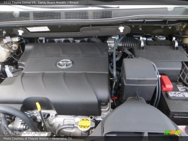 Sandy Beach Metallic / Bisque 2013 Toyota Sienna V6