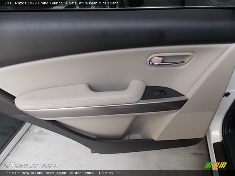 Crystal White Pearl Mica / Sand 2011 Mazda CX-9 Grand Touring
