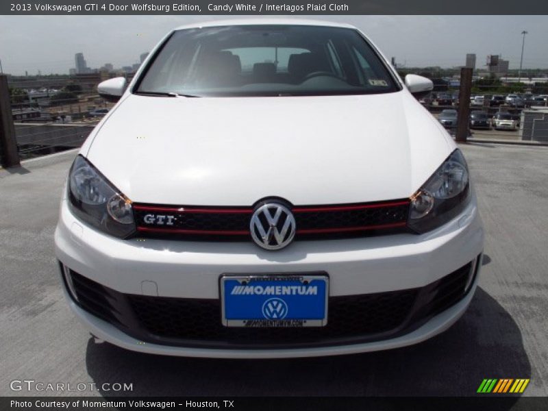 Candy White / Interlagos Plaid Cloth 2013 Volkswagen GTI 4 Door Wolfsburg Edition