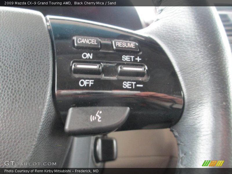 Black Cherry Mica / Sand 2009 Mazda CX-9 Grand Touring AWD