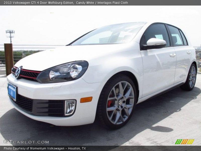 Candy White / Interlagos Plaid Cloth 2013 Volkswagen GTI 4 Door Wolfsburg Edition