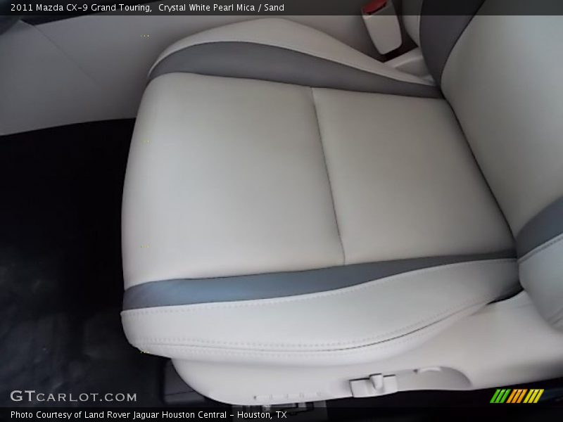 Crystal White Pearl Mica / Sand 2011 Mazda CX-9 Grand Touring