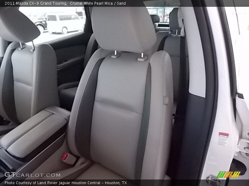 Crystal White Pearl Mica / Sand 2011 Mazda CX-9 Grand Touring