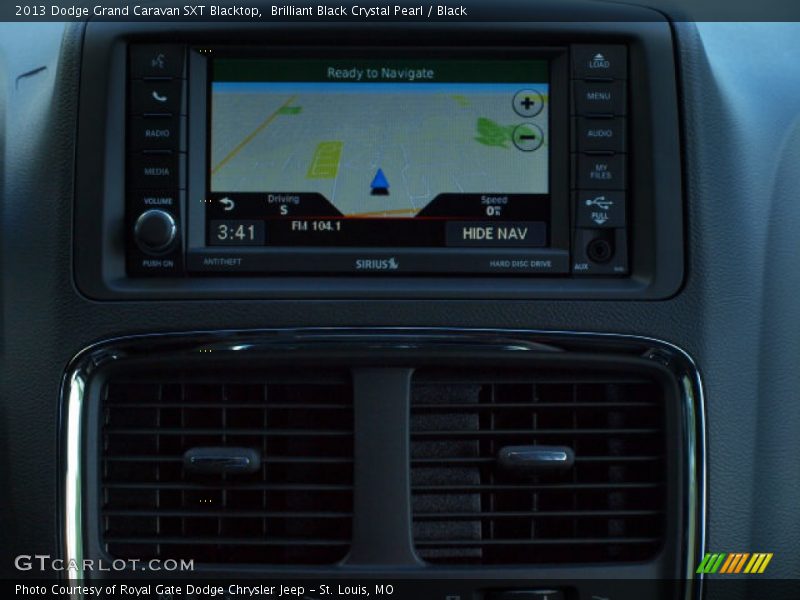 Brilliant Black Crystal Pearl / Black 2013 Dodge Grand Caravan SXT Blacktop
