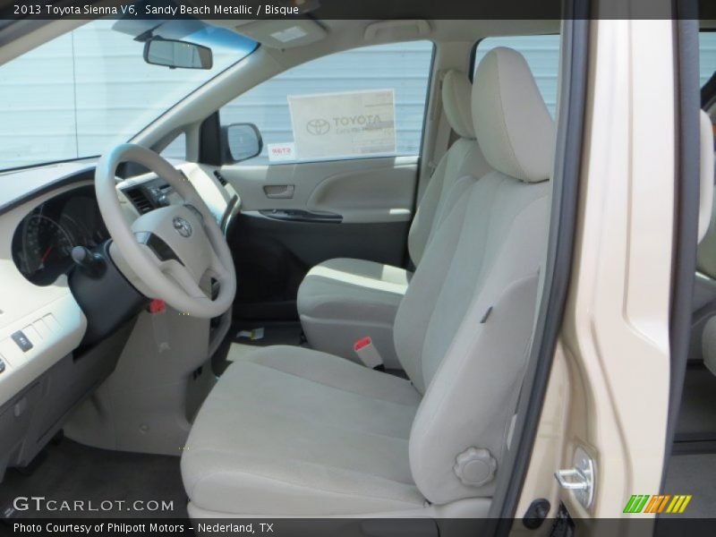 Sandy Beach Metallic / Bisque 2013 Toyota Sienna V6