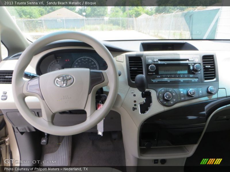 Sandy Beach Metallic / Bisque 2013 Toyota Sienna V6